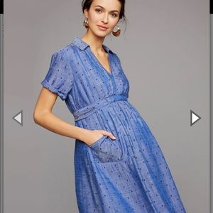 MATERNITY CHAMBRAY DRESS